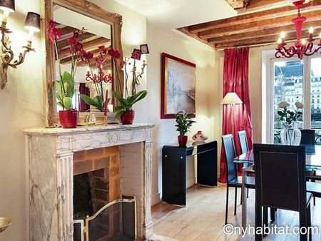 Logement à Paris, Location meublée - T4 - Île Saint-Louis, Le Marais - Notre Dame - Hôtel de Ville (PA-3085) - Photo 3