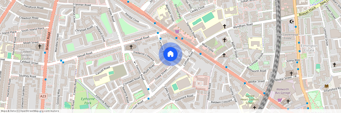 Salisbury Place, SW9, Oval, London, SW9