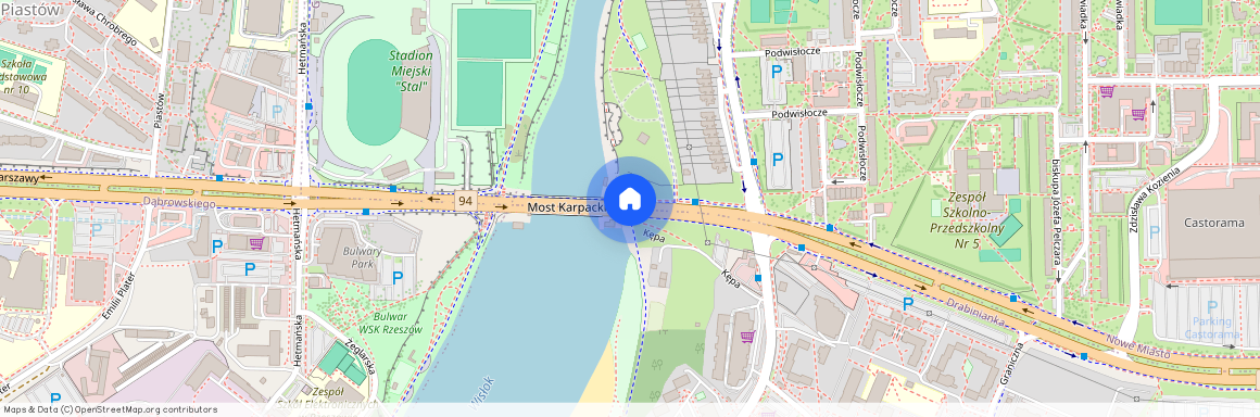 al. Powstańców Warszawy, Nowe Miasto, Rzeszów, podkarpackie