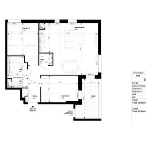 Location Appartement 3 pièces 63m² BUSSY ST GEORGES 77600 - Photo 3