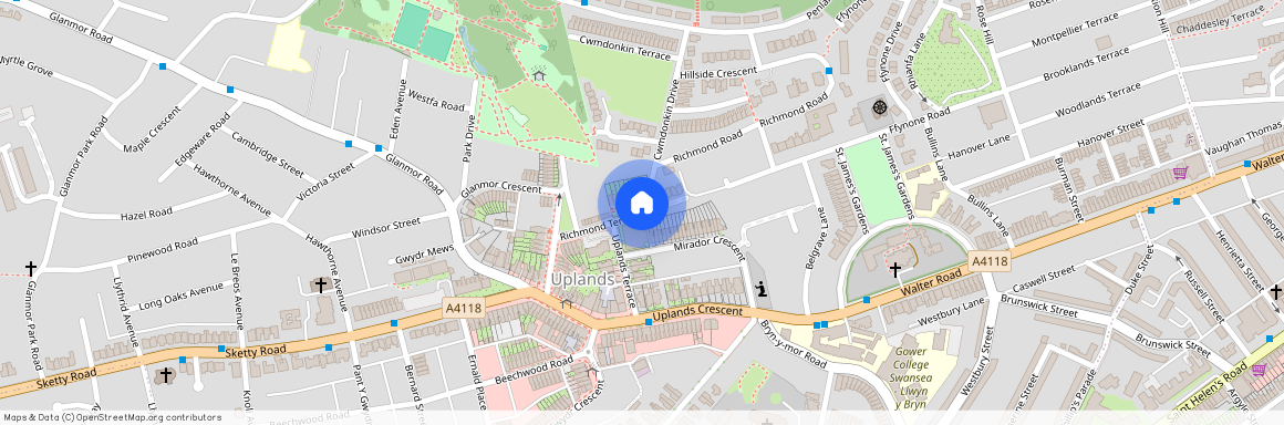 Cwmdonkin Terrace, Uplands, Swansea, SA2