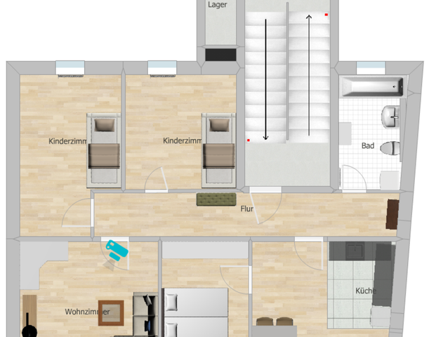 Traumhafter Blick ins Erzgebirge: Stilvolle 4-Zimmer-Altbauwoh - Photo 1