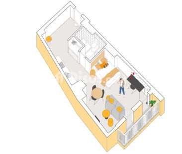 Estudio en alquiler en Calle Lazcano, 8 - Foto 3