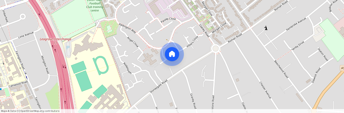 Villiers Close, Luton, Bedfordshire, LU4