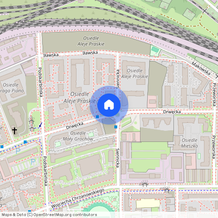 Warszawa, Praga-Południe, Grochów, ul., Siennicka