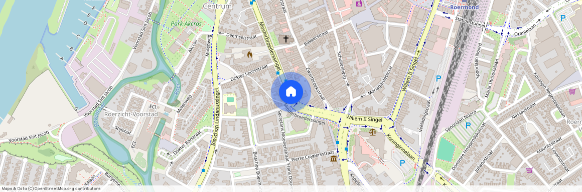 Binnenstad, 6041 KH, Minderbroederssingel, Roermond