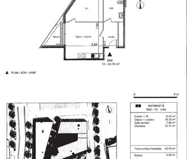 Location Appartement 2 pièces 43m² BEGLES 33130 - Photo 4