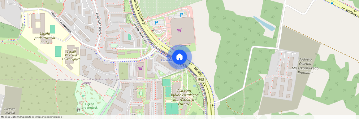 ul. Ignacego Krasickiego, Jaroty, Olsztyn, warmińsko-mazurskie