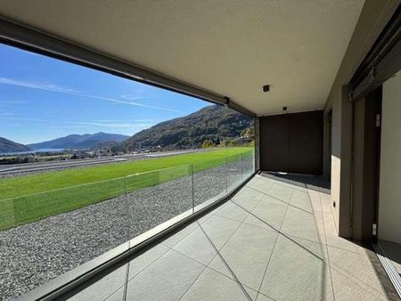 Prestigöses und neues 2.5-Zimmer-Wohnung zur Miete mit bezauberndem Seeblick in Bioggi - Photo 5