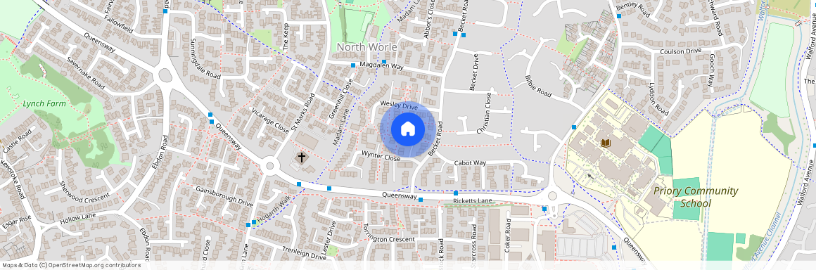 Courtenay Walk, Worle, Weston-super-Mare