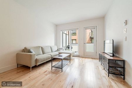 Charming apartment for rent in Ahuntsic West, with 2 bedrooms, an open-concept layout for the central living spaces, and a modern kitchen. - Photo 3