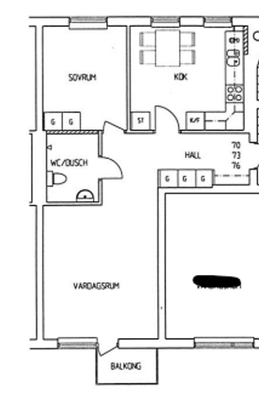 Västra Hagagatan 3I, Hässleholm - Foto 1