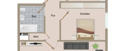 Mietwohnung mit Fernblick-Balkon uvm. - Foto 1