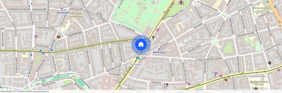 Bayreuther Strasse 29, Nürnberg, 90409 Nürnberg (Mittelfr) - Nordstadt