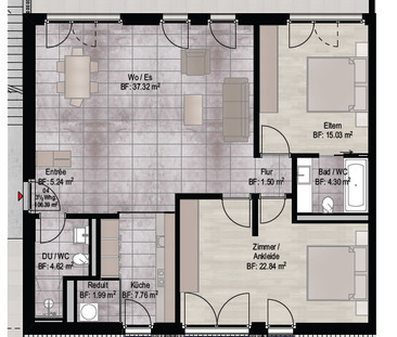 3.5 Zimmerwohnung – Bachtelblick Bubikon - Photo 6