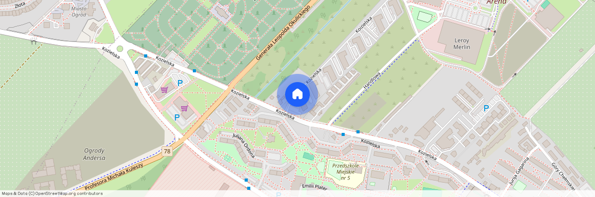 ul. Kozielska 106, Wojska Polskiego, Gliwice, śląskie