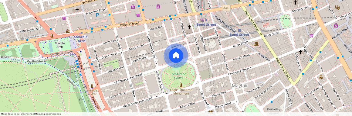 Grosvenor Square, Mayfair, W1K, London