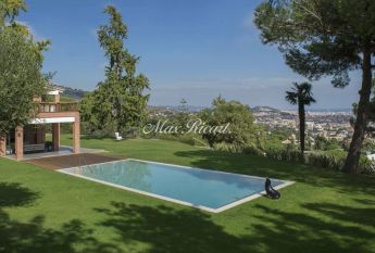Lujosa villa con vistas a Barcelona en Pedralbes