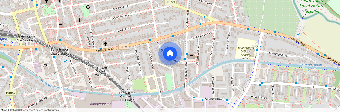 St. Marys Crescent, Leamington Spa, Warwickshire, CV31 1JL