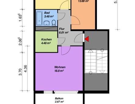 Ab sofort!!! Helle 3RaumWhg. mit EBK 314€ kalt - Photo 1