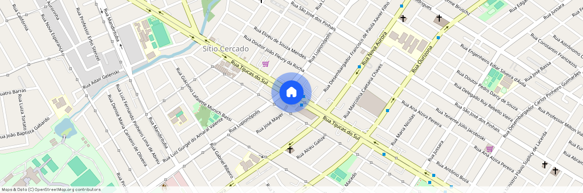 Rua Tijucas do Sul, 2192 - 81.900-080 - Sítio Cercado - Curitiba