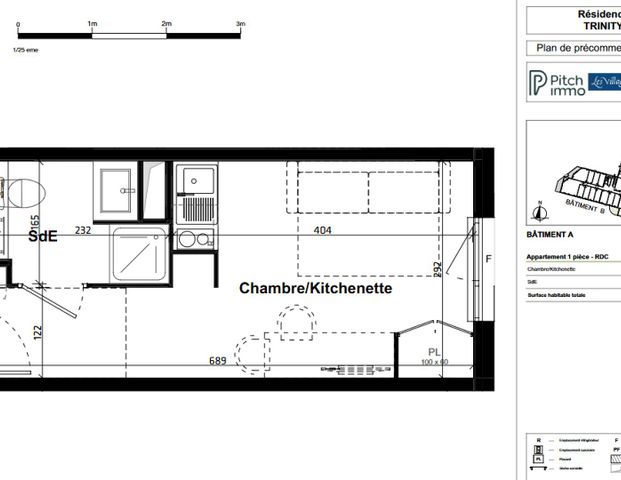 location Appartement T1 DE 18.6m² À MONPTELLIER - Photo 1