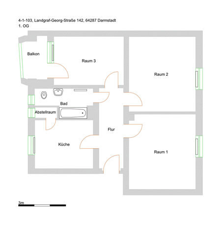 3-Zimmer-Wohnung direkt am Ostbahnhof! - Photo 2