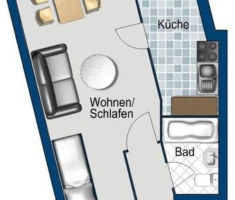 Günstig geschnittene 1-Zimmer-Wohnung! - Photo 2