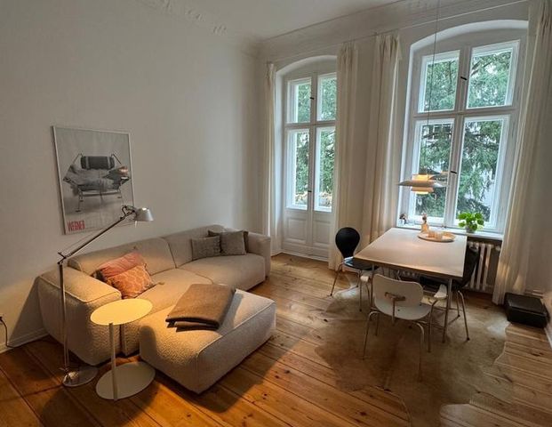 Altbauwohnung in Charlottenburg, Untermiete möbiliert, 3,5 Monate - Foto 1