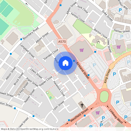 Burnell Close, St Helens Town Centre