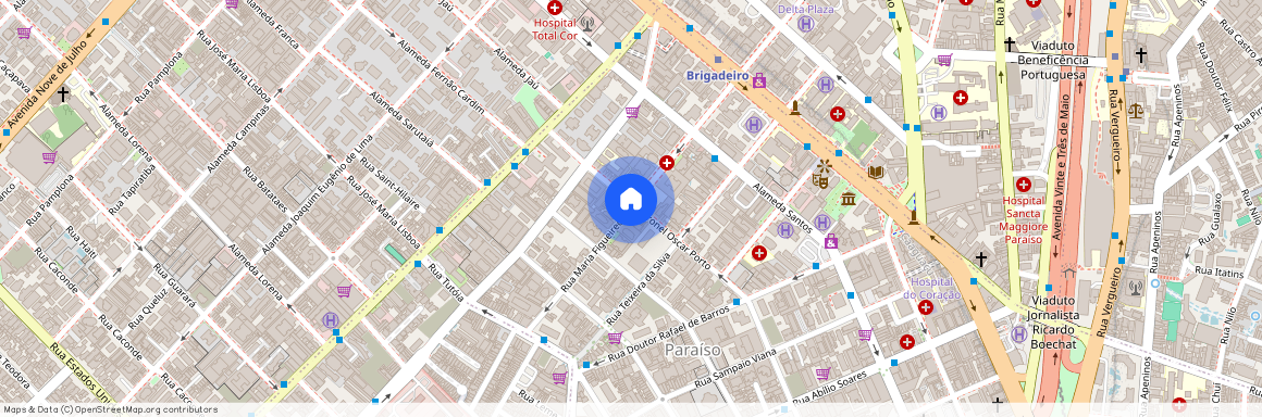 Rua Maria Figueiredo - Paraíso - São Paulo/SP