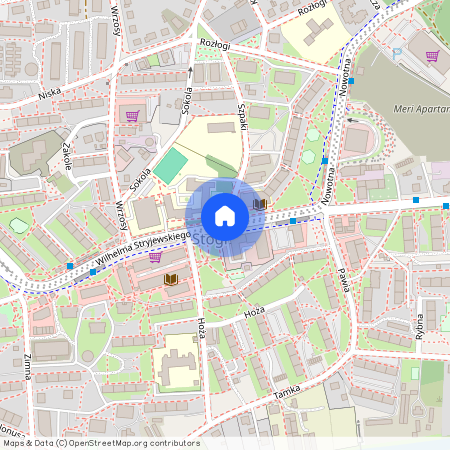 ul. Wilhelma Stryjewskiego, Stogi, Gdańsk, pomorskie