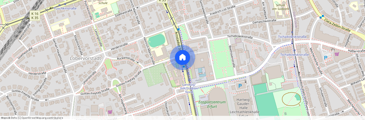 Löbervorstadt, Arnstädter Straße, 99096, Erfurt