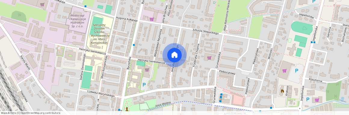 ul. Kochanowskiego, Kluczbork, Kluczbork, kluczborski, opolskie