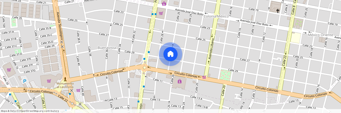 Calle 26, Colonia México, Mérida, Yucatán, 97125, México