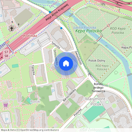 ul. Gwiaździsta, Marymont-Potok, Żoliborz, Warszawa, mazowieckie