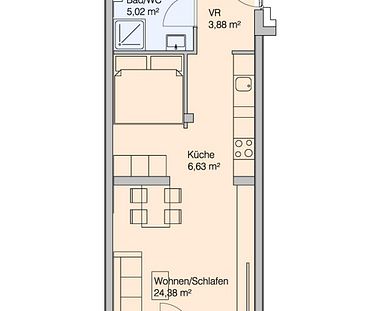 Geförderte Wohnung | moderne 1,5- Zimmerwohnung in Graz-Puntigam - Photo 2