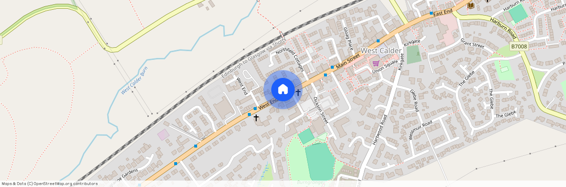 W End, West Calder EH55 8EH