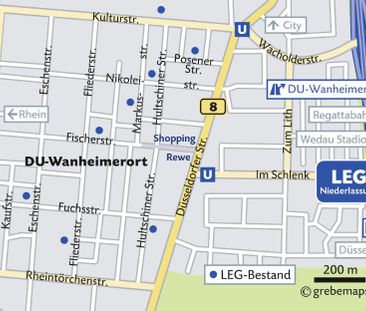 Demnächst frei! 3-Zimmer-Wohnung in Duisburg Wanheimerort - Foto 4