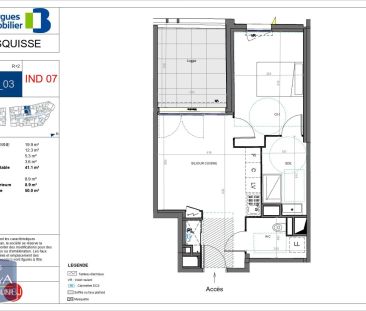 Appartement à louer 2 pièces 41.01m² - Photo 6