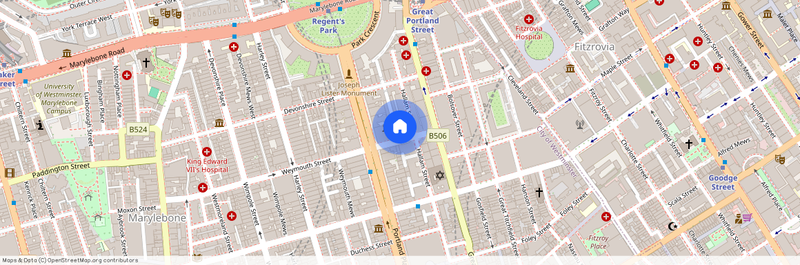 Weymouth Street, Marylebone, London, W1W