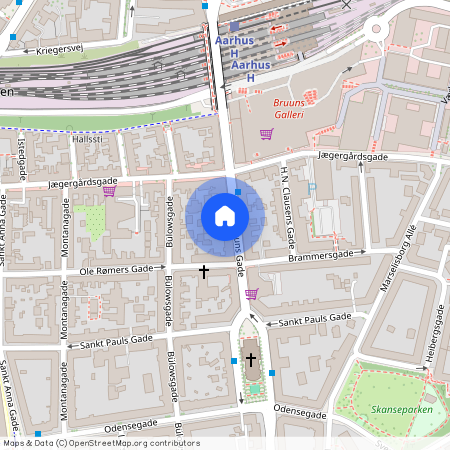 M.P. Bruuns Gade 46, 1. th. 8000 Aarhus C