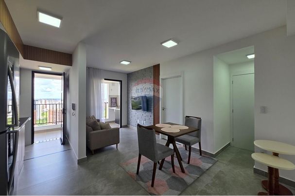 Apartamento mobiliado no Campolim para alugar – Rua do Mercadão - Foto 1