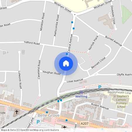 Magenta House, Central Ave, Welling