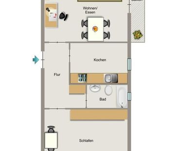 Kleine 2-Zimmer-Wohnung in Gelsenkirchen Beckhausen für Sie! - Photo 3