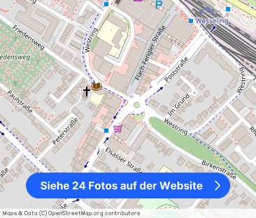 WESSELING-URFELD, schöne 3 Zimmer-Wohnung, ca. 75 m² Wfl, Küche, Di... - Foto 1