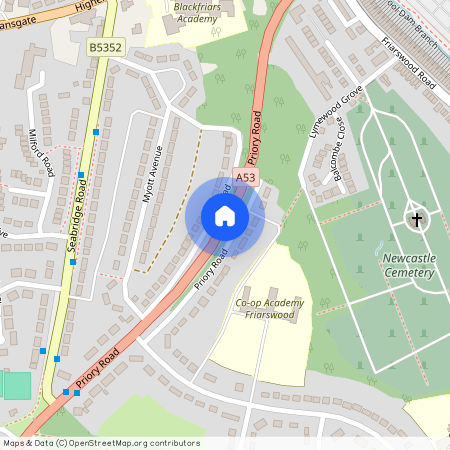 Priory Road, Newcastle, ST5