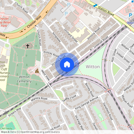 Greenall Road, Cheshire CW9