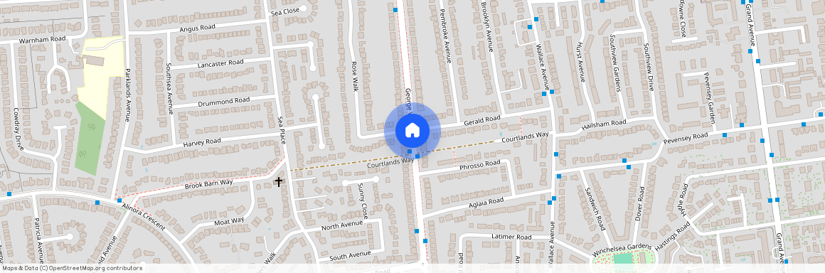 Kingsway, George V Avenue, Worthing