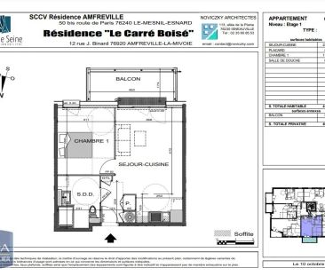 Appartement à louer 2 pièces 41.63m² - Photo 2